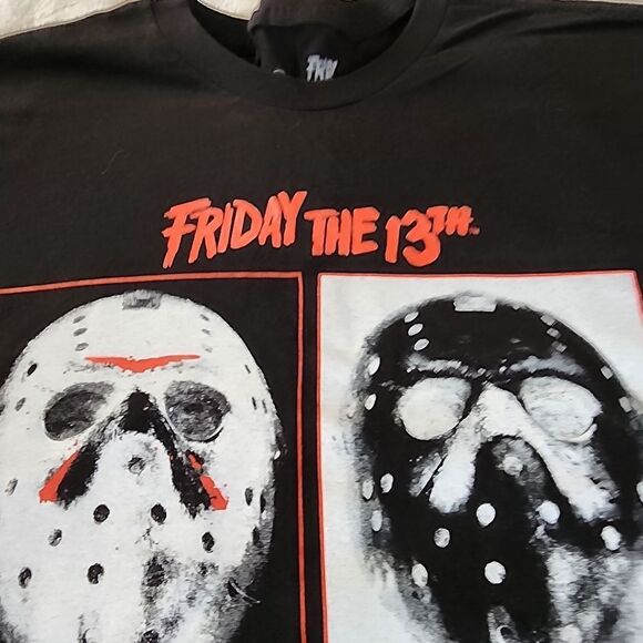 Friday the 13th Black Graphic Tee Jason Voorhees Size 3XL - Picture 4 of 8
